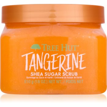Tree Hut Tangerine exfoliant din zahar unt de shea - imagine 2